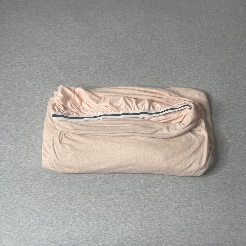 Calvin Klein Modern Cotton Jersey Body Solid Pink King Size Fitted Sheet